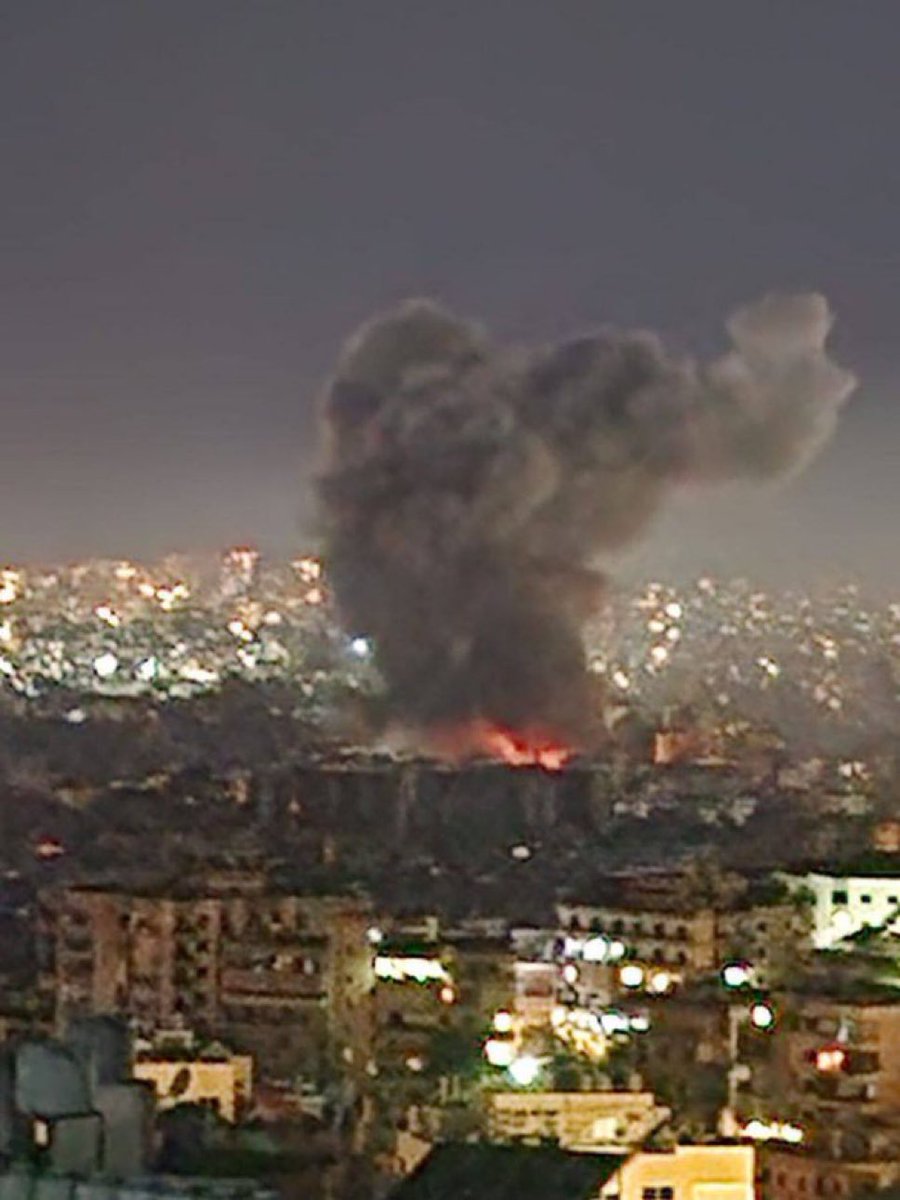 Two strikes tonight on central #Beirut, one of them in Bachoura, just steps from the Lebanese Parliament and multiple western embassies. #Israel is not only targeting Hezbollah-run areas. This is the very heart of Lebanon’s capital.