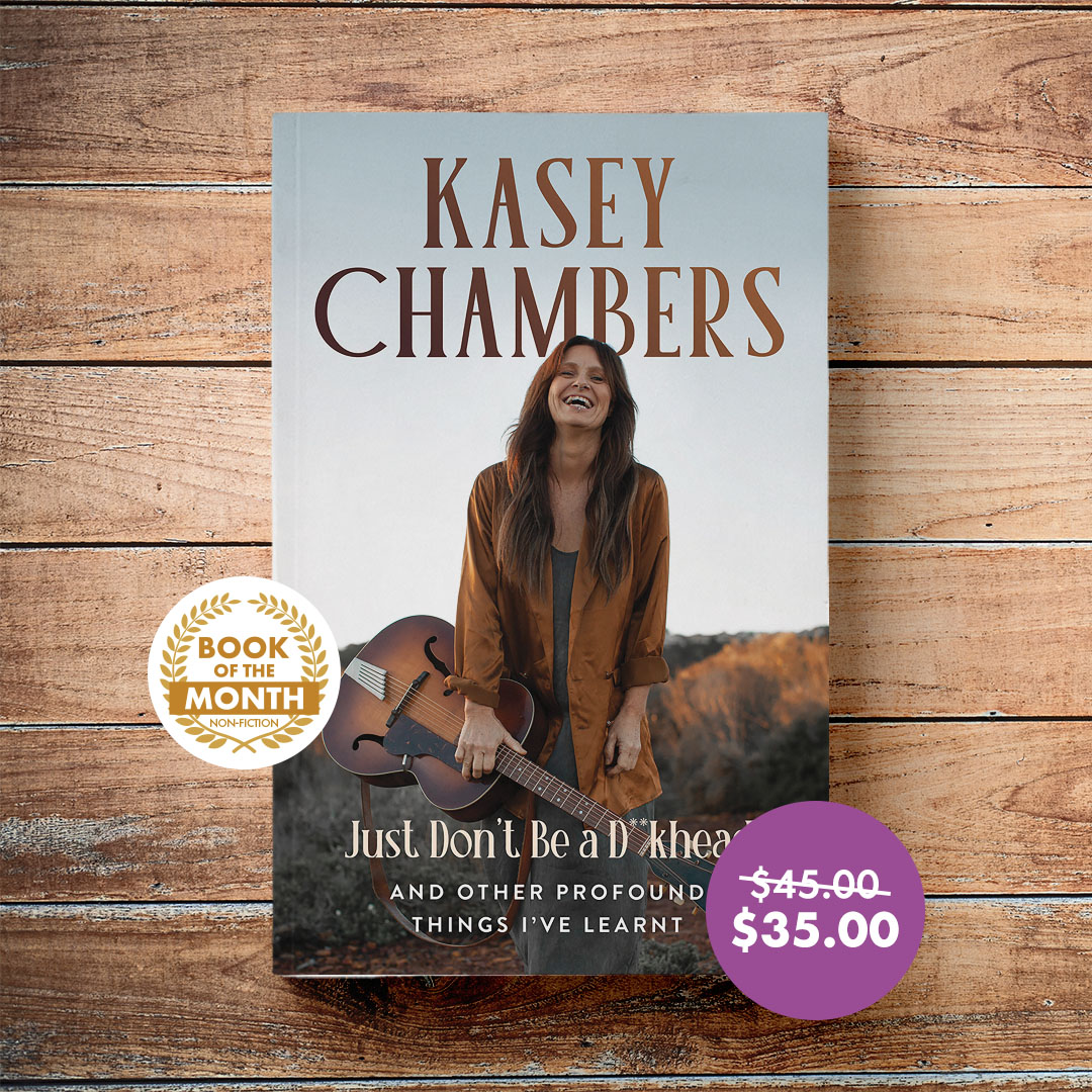 Kasey Chambers is serving up some honest and hilarious truths in her heart-warming new memoir and our October book of the month, “Just Don’t Be A D**khead”. 🎸🌟

 Get your copy of “Just Don’t Be A D**khead” in-store or online here: bit.ly/3Zwl9HA