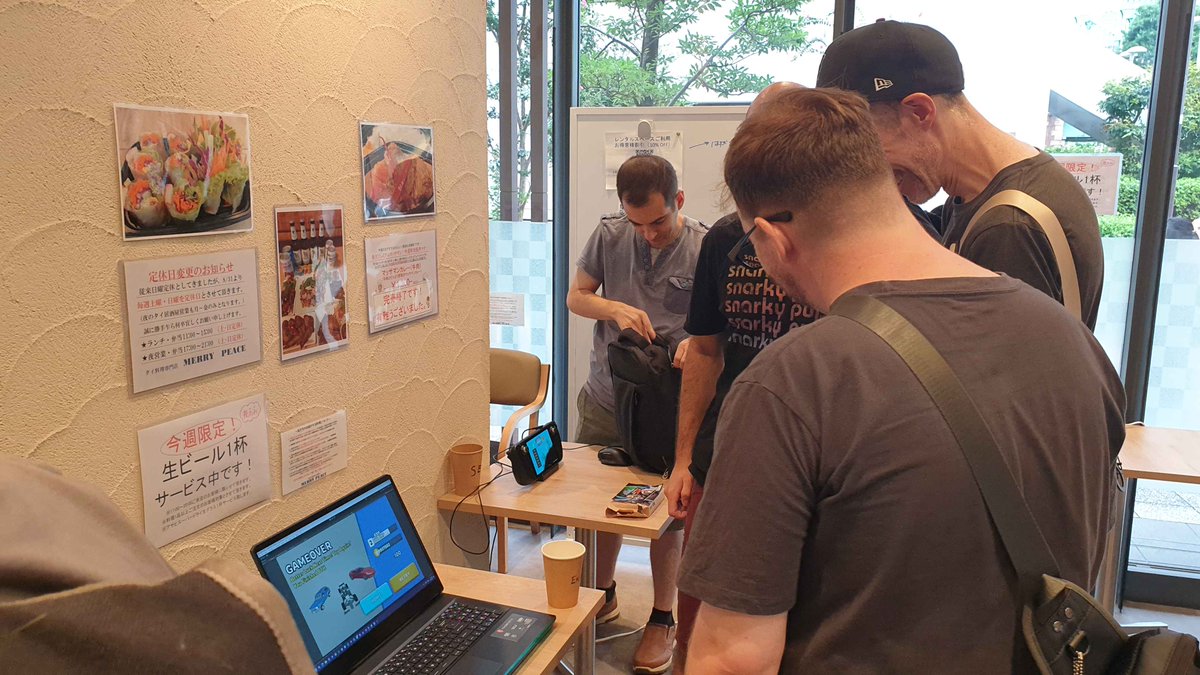 We had a lot of people come to our last Wholesome Indies gathering! 
Several had come from overseas attending TGS 2024
#GameDev #Tokyo #IndieGames