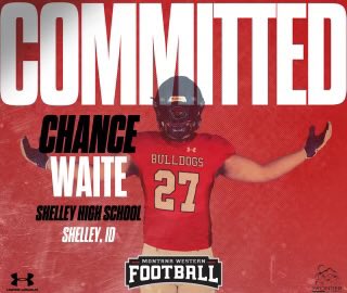 Chance Waite (@waitechance9) on Twitter photo I’m excited to announce my commitment to University of Montana Western! I cant wait to be a bulldog! <a href="/UMWFootball/">University of Montana Western Football</a> <a href="/Coach_Martello/">Riley Martello</a> <a href="/CoachJed_UMW/">Coach Heffernan</a> <a href="/JoshWel94947083/">Josh Wells</a> <a href="/CoachNourse_UMW/">Ryan Nourse</a> I’m excited to announce my commitment to University of Montana Western! I cant wait to be a bulldog! <a href="/UMWFootball/">University of Montana Western Football</a> <a href="/Coach_Martello/">Riley Martello</a> <a href="/CoachJed_UMW/">Coach Heffernan</a> <a href="/JoshWel94947083/">Josh Wells</a> <a href="/CoachNourse_UMW/">Ryan Nourse</a>