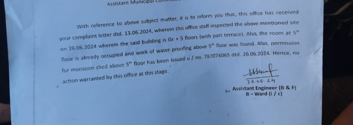 SirgurohAbid's tweet photo. The saga at Hasan Mansion continues in @mybmcwardb! What began as 'waterproofing' with a monsoon shed permit revealed illegal rooms and a lift. #MaratheTheLiar and his crew are deep in this scandal. #ExposingCorruption #ShameOnYouMarathe https://t.co/LMXrKkWh9Z