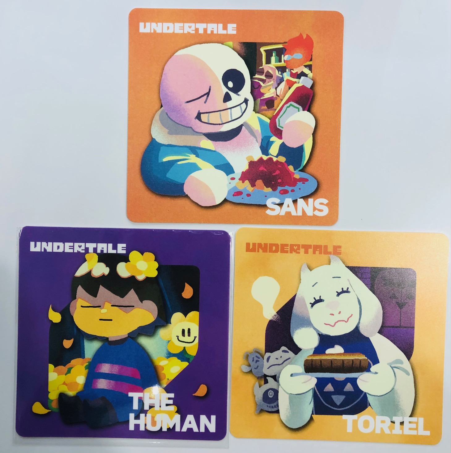 ゲーマー焼き GiGO渋谷 deltarune コースター 12枚セット UNDERTALE