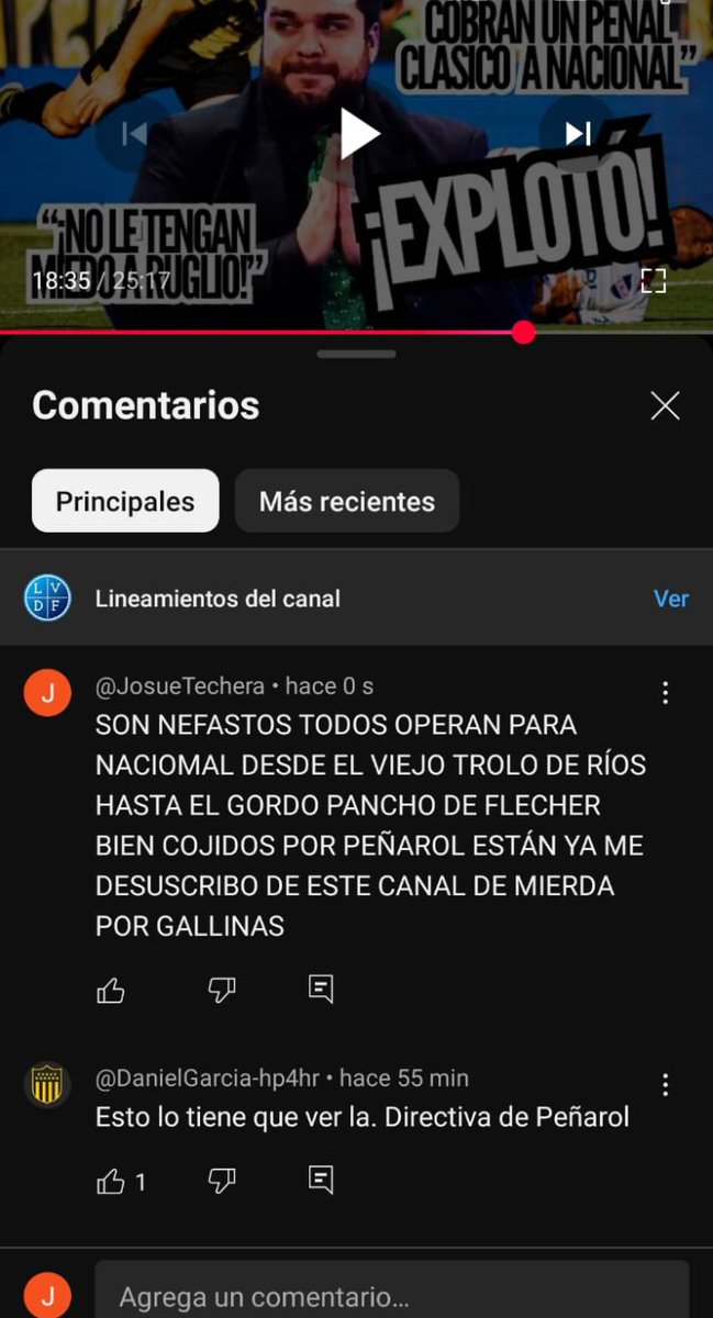 Éstos nefastos operetas de nacional son lamentables, apoyo el comentario del compañero,es lo que pensamos muchos,son tan lacras que borran los comentarios!!