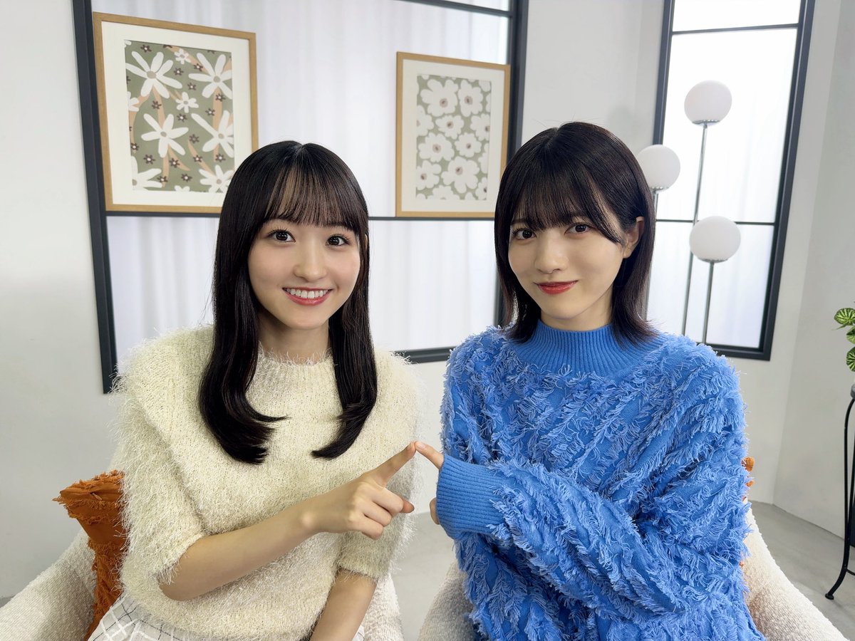 nogizaka46's tweet photo. 『#サシメン』Vol.6公開📺

🐧#林瑠奈× #一ノ瀬美空🫶

先日林についていろいろ語っていたみーきゅんですが、いざふたりきりにしてみたらおとなしめでした😂

緊張してちょっとぎこちないふたりをお楽しみください🙌笑

https://t.co/thiYHRpcpG

#カップスター
#乃木坂46 https://t.co/chnpynU065