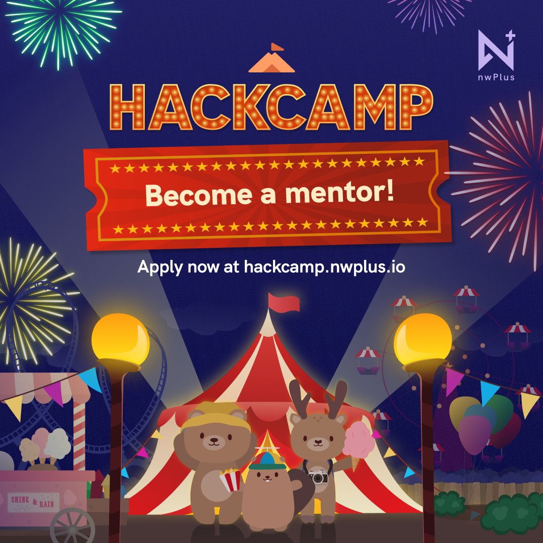 Looking to get involved with HackCamp? ⛺️ Applications to mentor at HackCamp are live!

HackCamp is looking for skilled mentors to help our hackers with their projects during the 12-hour event. Applications are open until October 15. Apply today at hackcamp.nwplus.io!