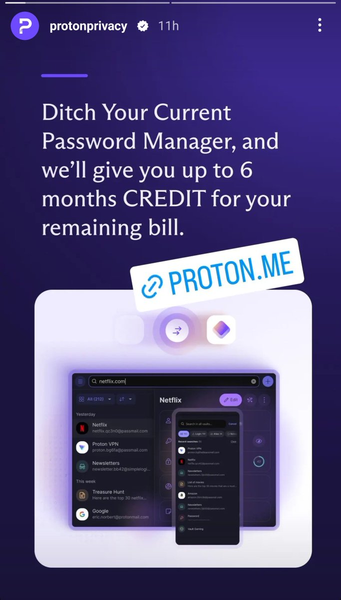 alethia__23's tweet image. 😐

#ProtonPass #ProtonPrivacy #CyberSecurity