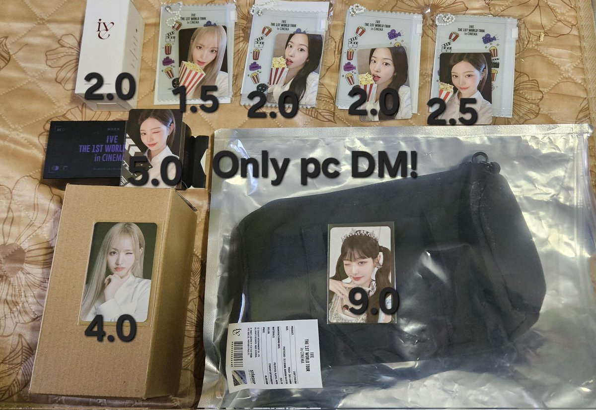 Yangddoid's tweet photo. 아이브 콘서트 엠디 팝업 포카 양도합니다. 하자X 현물O
[WTS] IVE Concert MD POP-UP photocard photo postcard wtt #ivesale #ivesell https://t.co/xP7xrtECwf