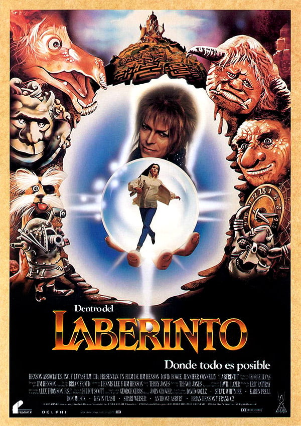 TwistedSnicker0's tweet photo. 4.Dentro del Laberinto (1986): Aunque considerada un clásico, la búsqueda de Sarah para rescatar a su hermano del Rey Goblin, interpretado por David Bowie, incluye criaturas extrañas y escenarios que pueden ser perturbadores para los más pequeños https://t.co/9ln5Vf2EZq