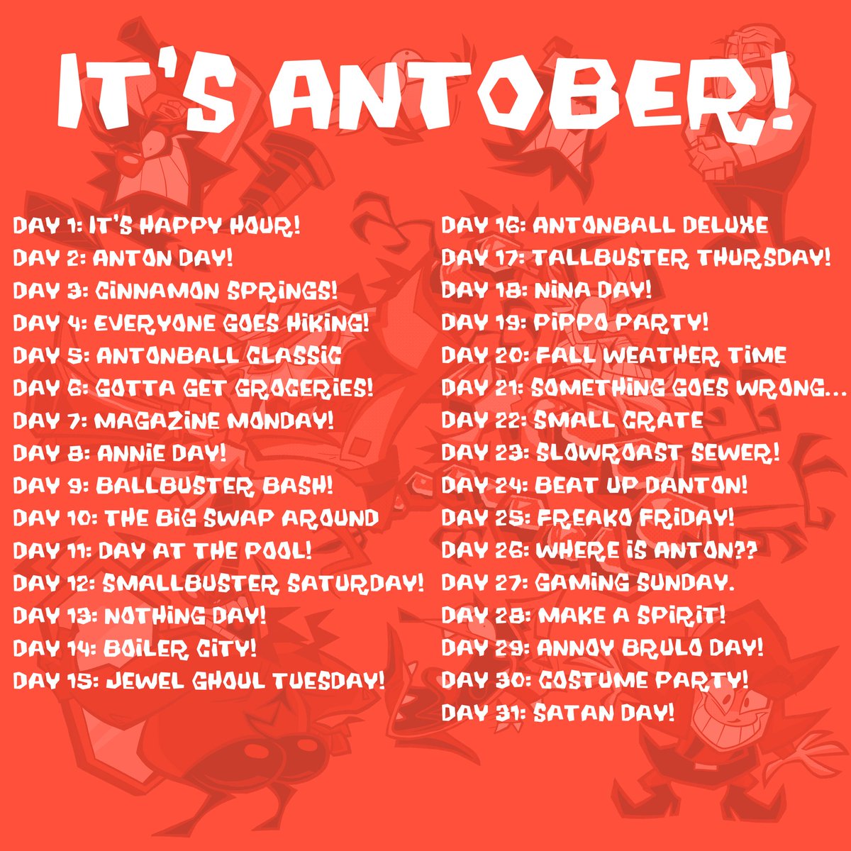 Anton Day! #Antober #Antonblast