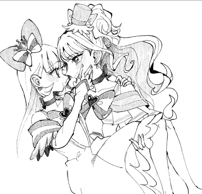 あと本当にマジで描きかけ
そういや本編でこの構図出てないね 幻じゃん ゆめおぼろ〜 