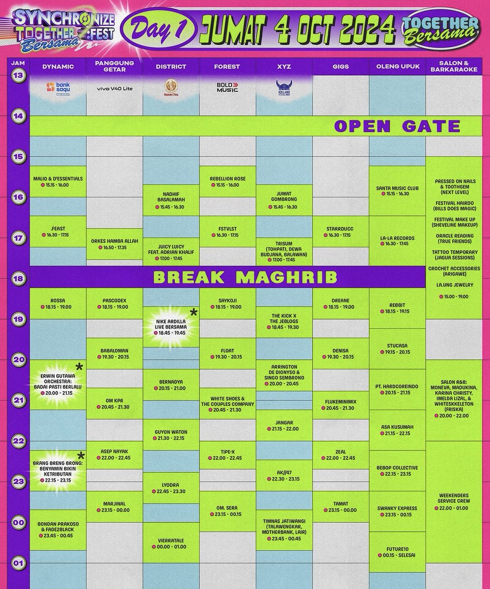 Sampai jumpa besok di @synchronizefest 2024!

Jumat, 4 Oktober 2024
pukul 23:45 WIB di Dynamic Stage
Gambir Expo, Kemayoran, Jakarta.

Prepare yourself!

#BPF2B