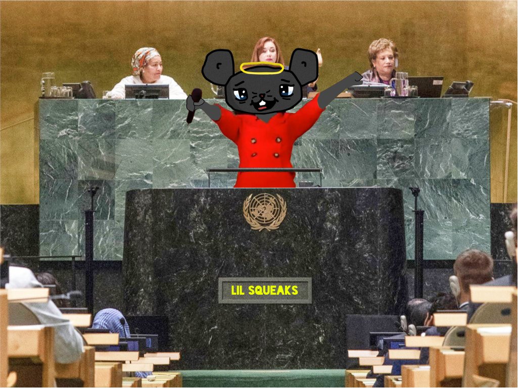 There is only ONE way to wage heavy peace  

we must distribute the means of squeak-duction to the people of the world  

who is with me? you get a squeak!

TAG SOMEONE WHO NEEDS ONE 👇
WHO DESERVES ONE 👇
WHO LOOKS LIKE ONE  👇

the mission? 3,000 squeaks, 3,000 holders. 

i