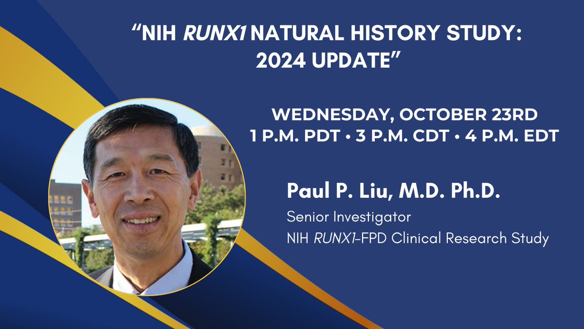 RUNX1 Research Program tweet media