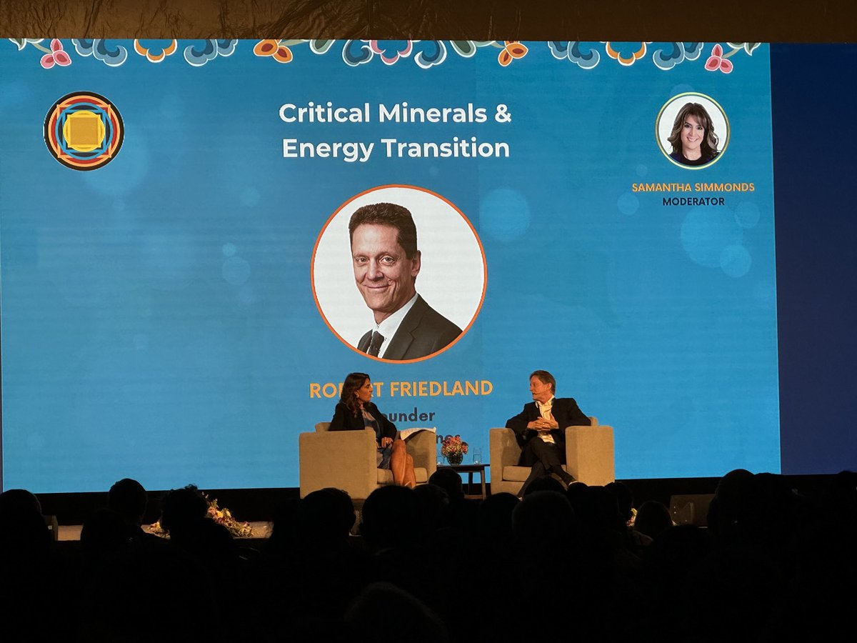 .⁦<a href="/Robert_ivanhoe/">Robert Friedland</a>⁩ speaks about the great potential of hydropower and renewables to power #Bhutan and support its ambitions ⁦<a href="/BhutanForum/">Bhutan Innovation Forum</a>⁩