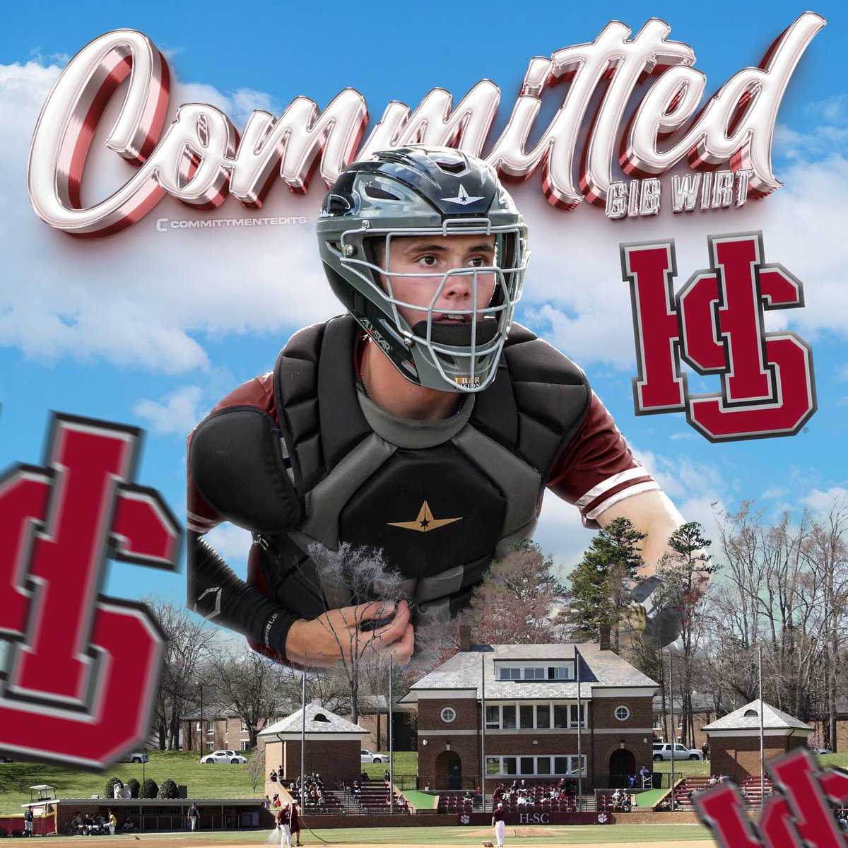 GibWirt's tweet photo. I am excited to announce that I have committed to further my academic and baseball career at Hampden-Sydney College. 

1 Corinthians 10:31
"So whether you eat or drink, or whatever you do, do everything for the glory of God" https://t.co/QszvUW73ns