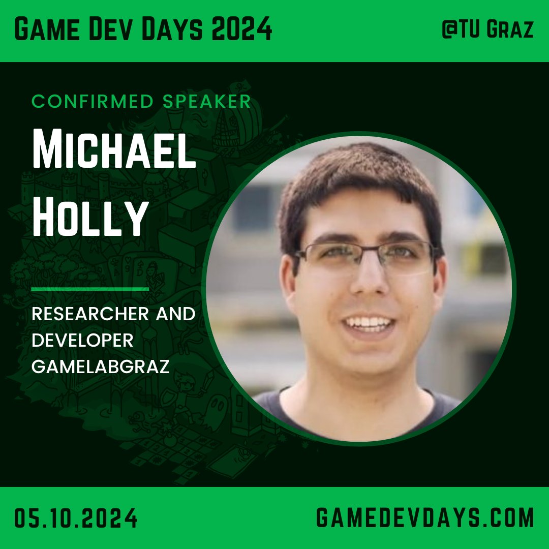 Graz represents with Michael Holly from <a href="/GameLabGraz/">Game Lab Graz</a> at #GDDG24!