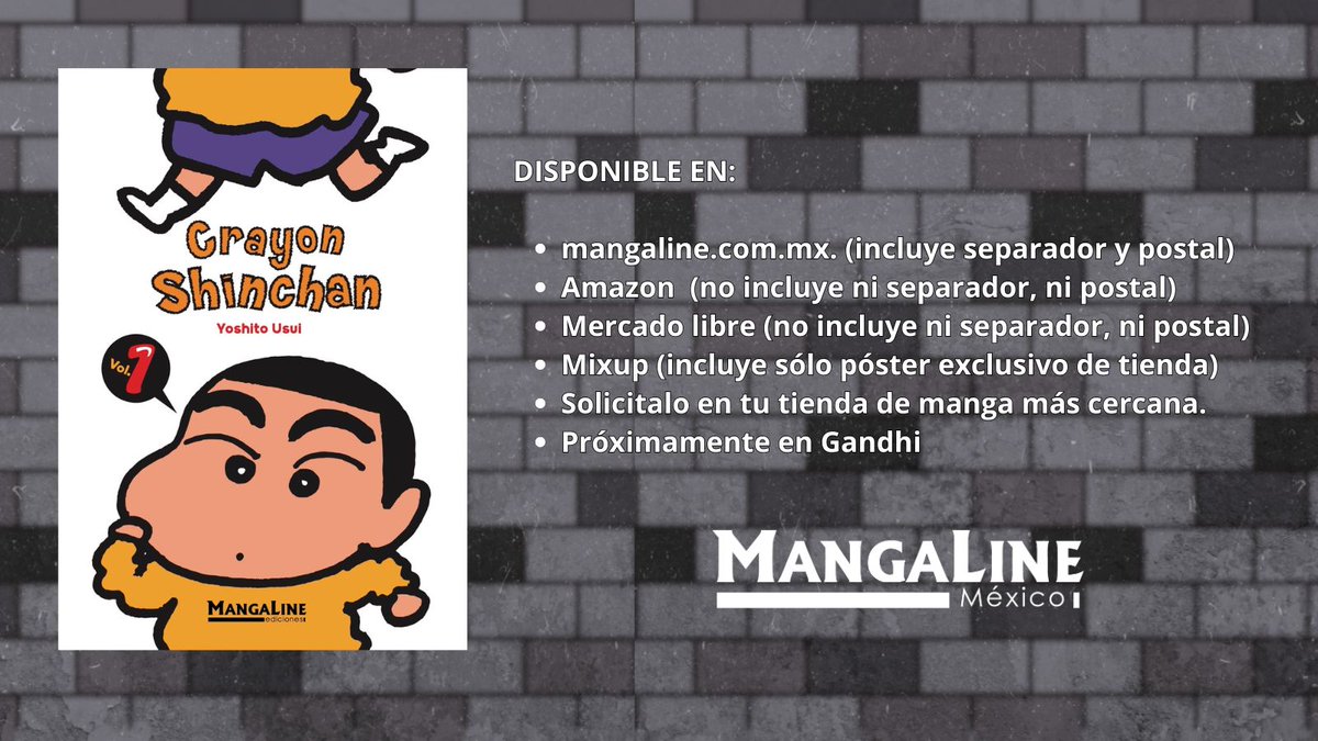 MangaLineMX's tweet photo. Puedes conseguir las novedades más recientes a través de nuestros distintos canales de distribución.
#Devilman1
#Himenospia3
#Shinchan1
https://t.co/R5BiqFp9fe
#mangalinemx #mangalineediciones #manga #mixup #amazon #mercadolibre #tiendaonline #gandhi https://t.co/Bma4TPypRw