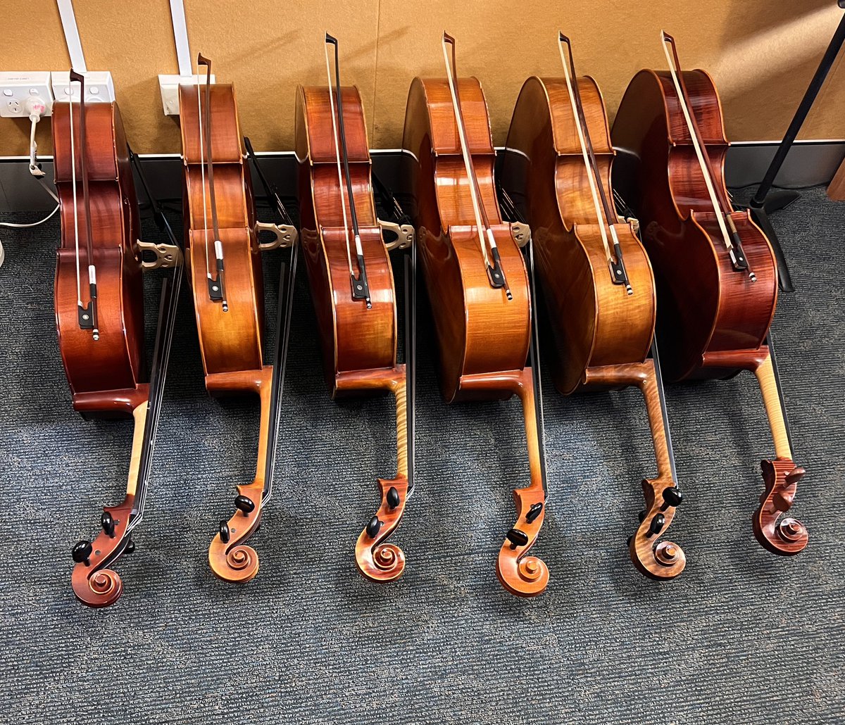 CelloDiva's tweet photo. A belated but warm WELL DONE to all the dedicated music HSC music students! 
Hard to say goodbye to such a lovely cohort. Meanwhile at orchestra rehearsals.. “Would you like to put your cellos in my teaching room during the break?” 
I mean, these kids 🥰 https://t.co/9fJ1EffVtI