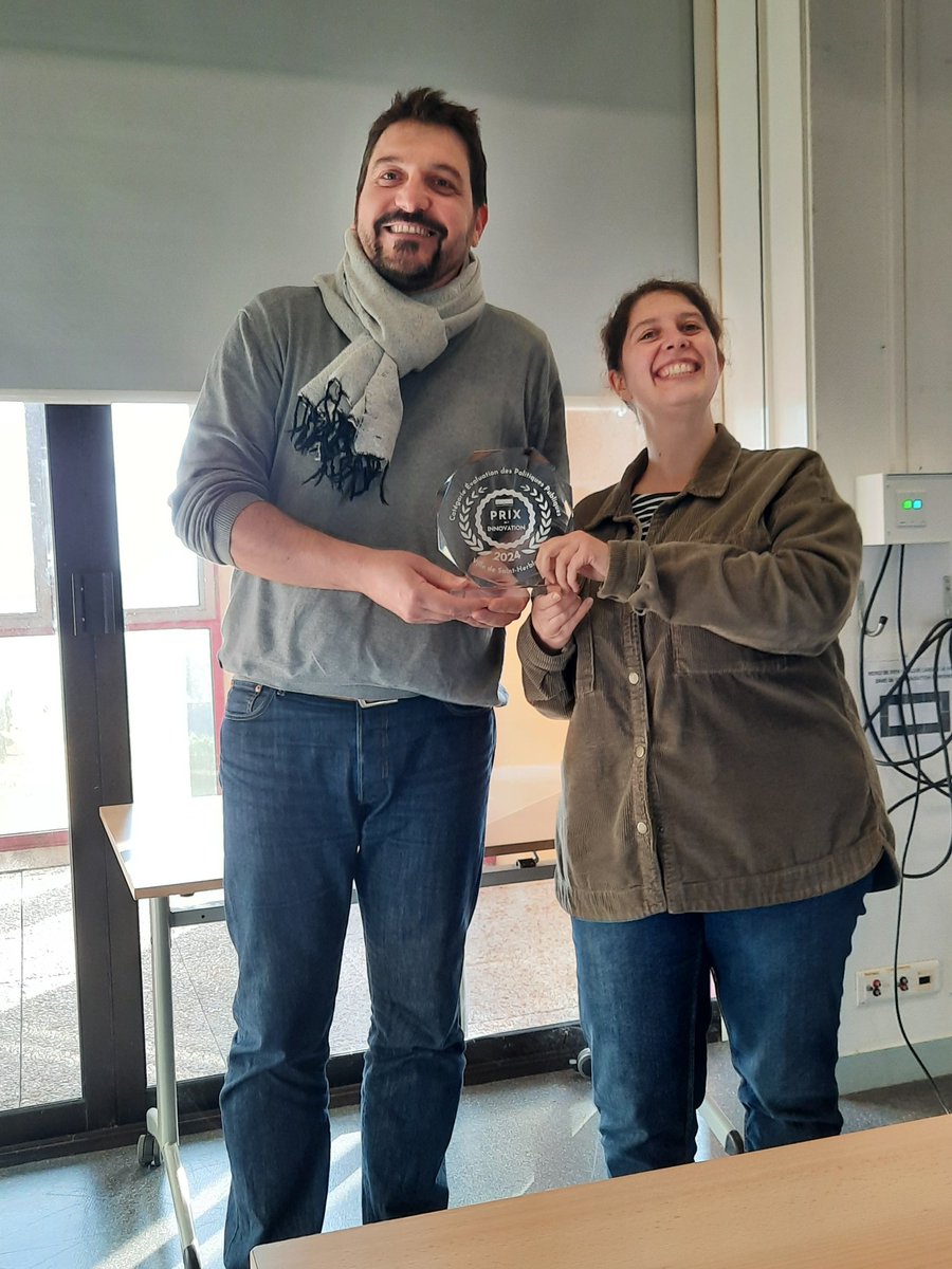 Bravo Driss Saïd, Ludovic Joyeux et Marine Chevallier pour le prix national de l'innovation 2024 remporté par la ville de Saint-Herblain pour son observatoire citoyen des politiques publiques.