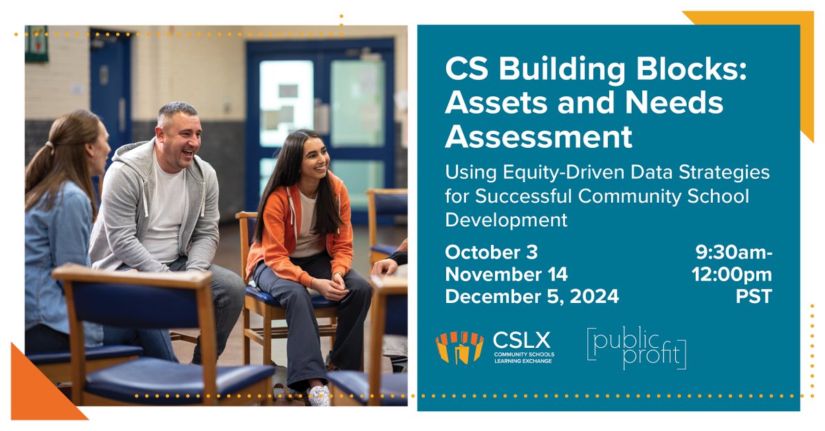 ICYMI, we're kicking off CS Building Blocks: Assets &amp; Needs Assessment tomorrow! Registration is still open. Take a look! bit.ly/47QzVLf