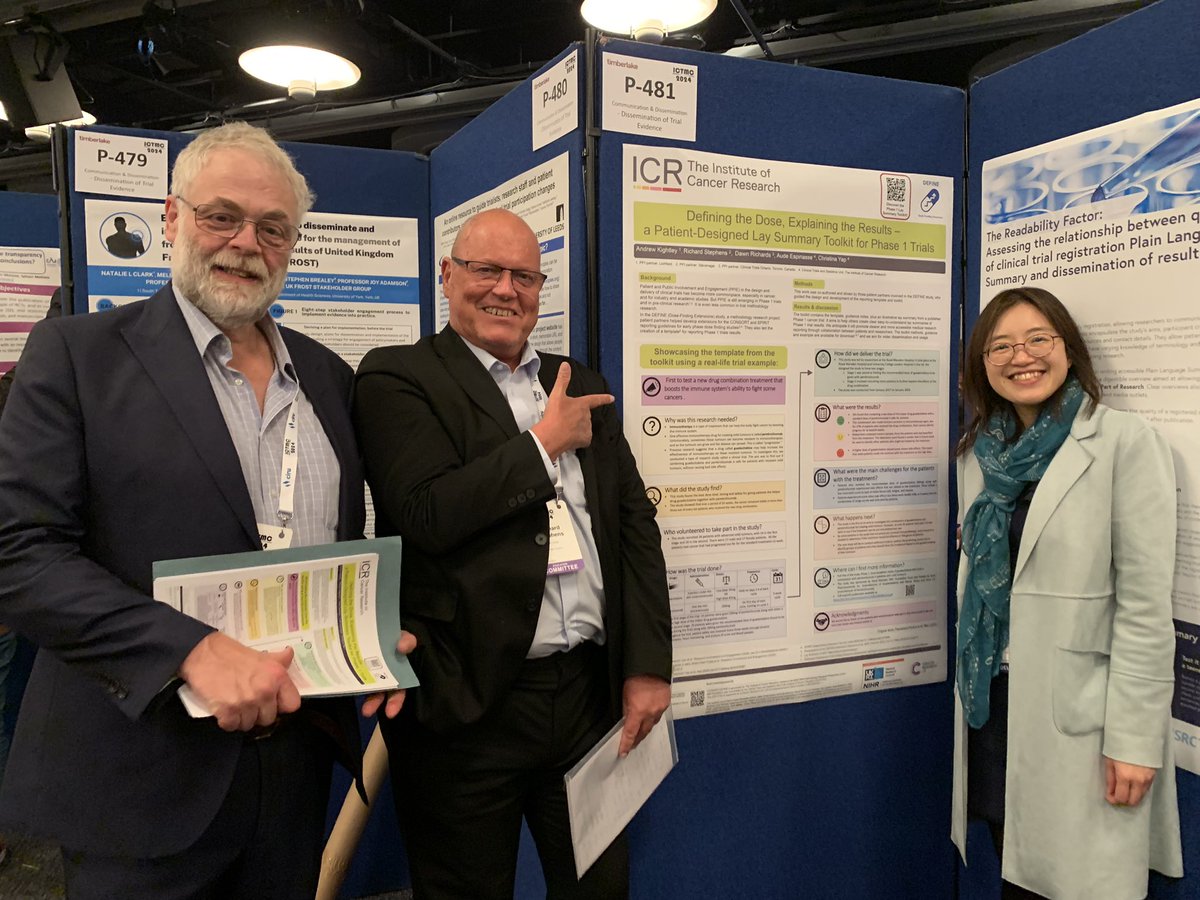 Christina Yap (@christinabyap) on Twitter photo Itās been such a great delight to work with <a href="/ajmk/">Andrew Kightley</a>, Richard Stevens, <a href="/TO_dpr/">Dr. Dawn Richards, PhD</a> and the team, on a toolkit to improve how early phase trial results are communicated to patients and the public. Proud of what weāve achieved together.
rb.gy/z05jzh Itās been such a great delight to work with <a href="/ajmk/">Andrew Kightley</a>, Richard Stevens, <a href="/TO_dpr/">Dr. Dawn Richards, PhD</a> and the team, on a toolkit to improve how early phase trial results are communicated to patients and the public. Proud of what weāve achieved together.
rb.gy/z05jzh