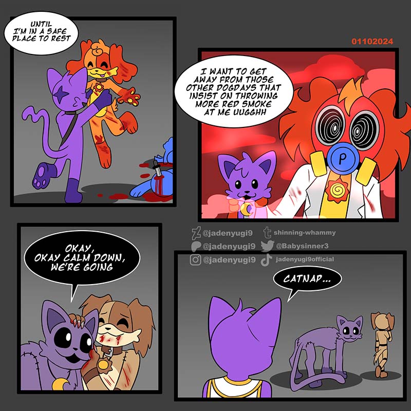 SmilingCritters #dogday #catnap Evil team part 21/?? LE CN is