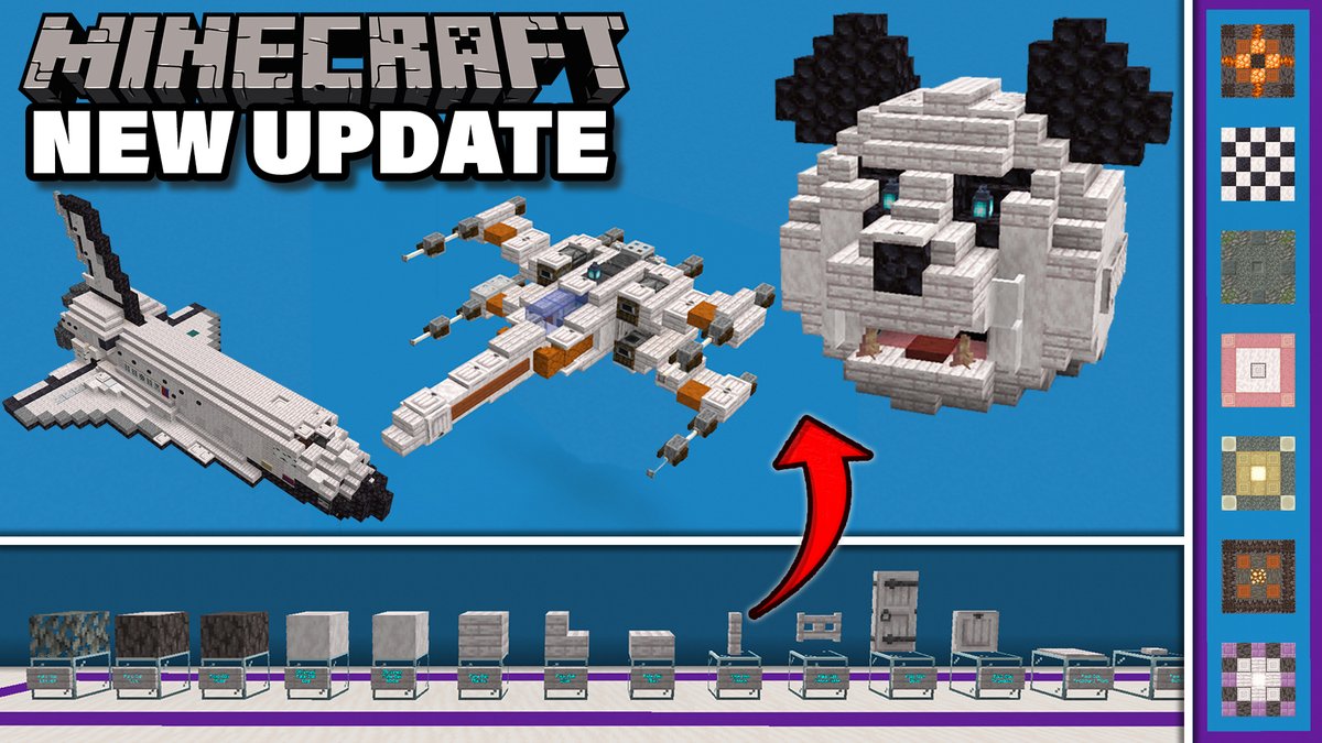 AdieCraft's tweet image. Hey Folks, 
With the latest Snapshot I couldn't help but jump right in &amp;amp; start building with the new Pale Oak blocks. Check out my rundown &amp;amp; Build Ideas here:

youtube.com/watch?v=EkZS6y…

#minecraft #WinterDrop #PaleOak