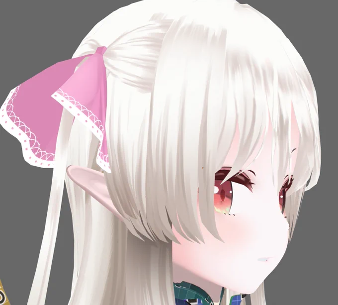 漫画っぽい輪郭のラインとか口の形になってくれてて良い感じ時間かけて調整した甲斐があった#blender 