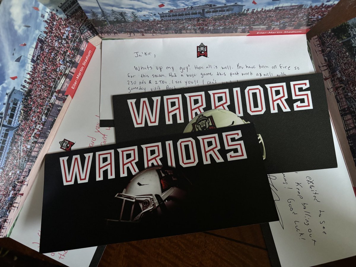 All love from <a href="/ESU_Football/">ESU Football</a> thank you I’ll see you guys @ Lock Haven game!@CoachScottyMish <a href="/realtbannerman/">Tyler Bannerman</a> <a href="/CarteretHFC/">Kevin Freeman</a>