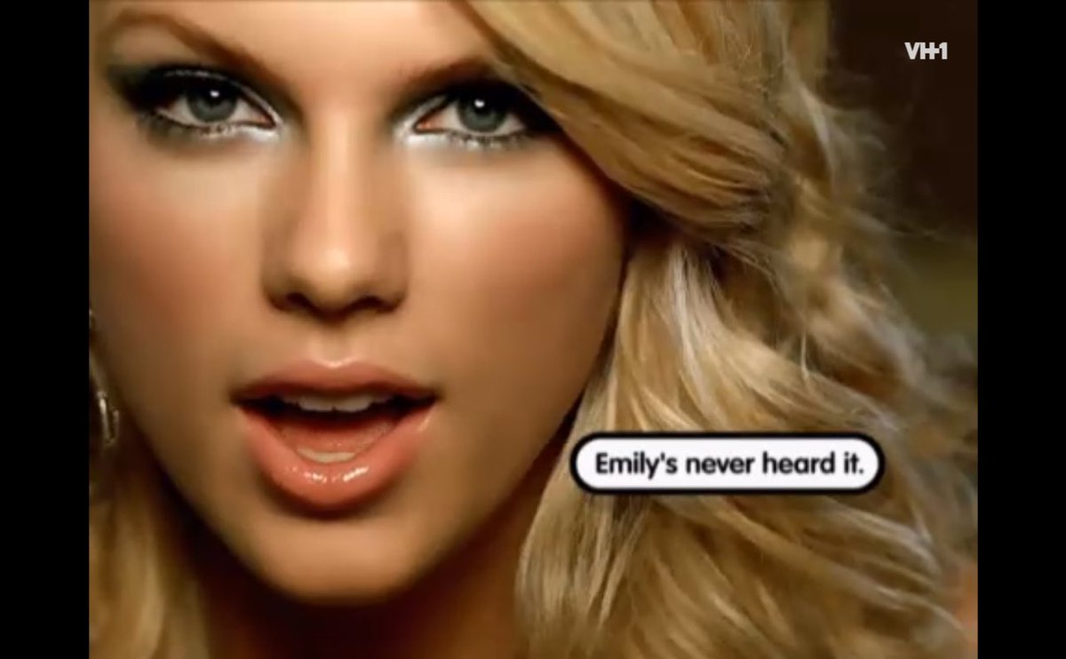 underthepink7's tweet image. don’t ever let anyone gaslight you into saying you’re crazy and reading into things that aren’t there. 

vh1 was bold enough to post this on pop up video in 2011 with the knowledge of just *one* situation abt *one* song. we have hundreds.