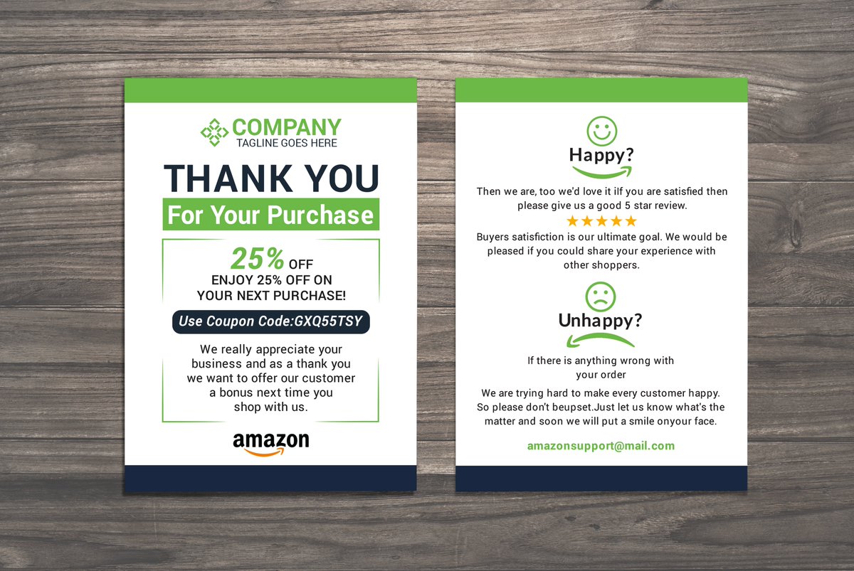 Parvej6475's tweet photo. I will design an amazon thank you #card,an #amazon package insert, product insert #Design.
<
Contact me:
Mail: parvej.mosharraf75@gmail.com
Fiverr: https://t.co/RRrvvAHQPX
Portfolio:https://t.co/mg3iw0I5ux
<
#thankyou #productinsert #DOIT #Maui #Newsmax #Mbappe #LIVBOL #Astros https://t.co/G7F8Di6hw1