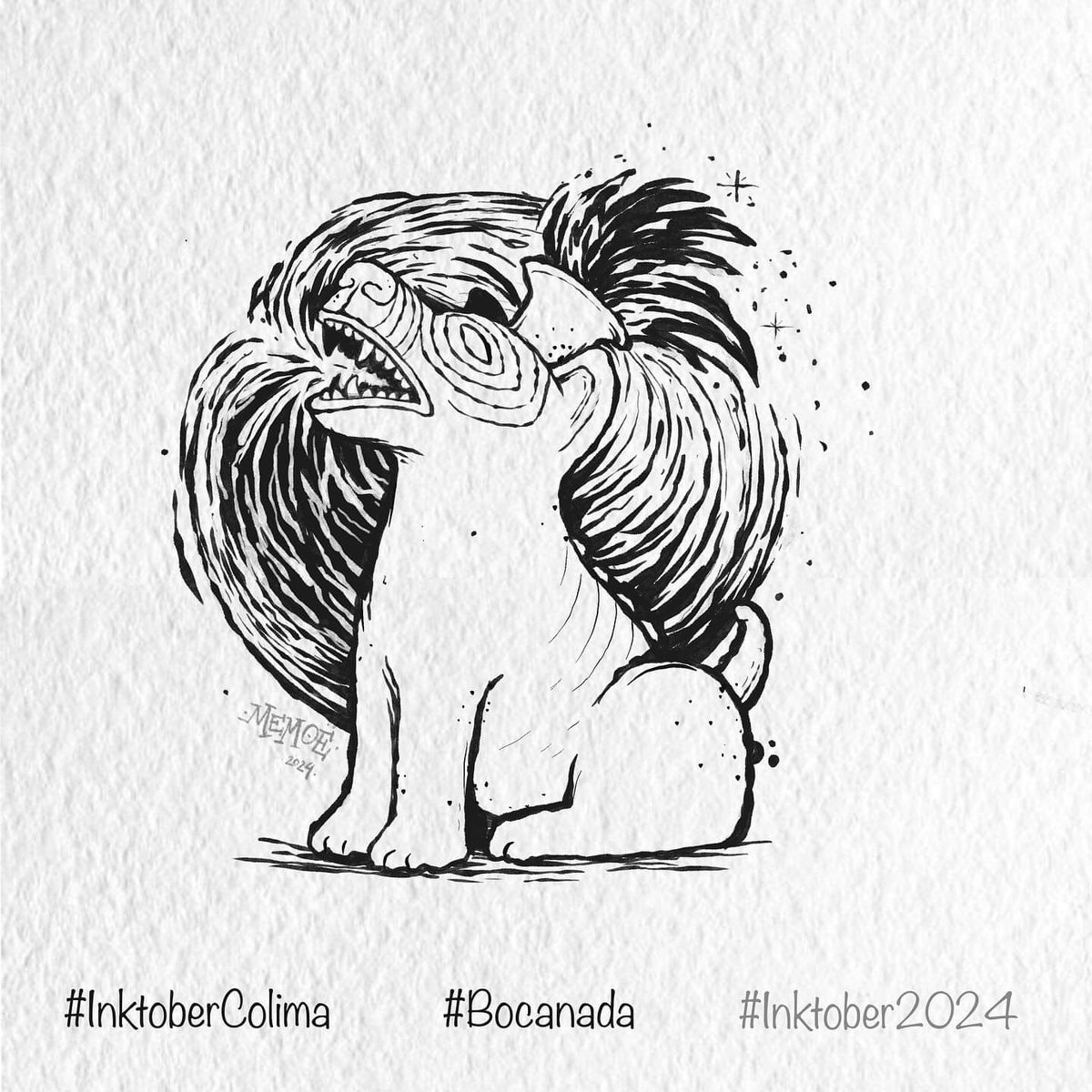 _memoe's tweet photo. #inktober2024 #inktobercolima #Perrodefuego
Día 2: Perro de fuego #inktober #colima #perrocolimote #fuego #memoe #campanur https://t.co/CM3eR048Gv