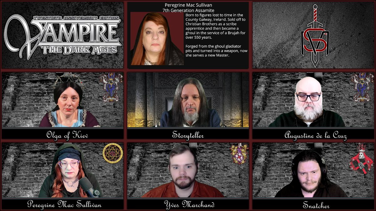 We are LIVE with our #VampireDarkAges Transylvania Chronicles Season 4 Finale!  Come join us!

twitch.tv/mcstabberstudi…

#WorldOfDarkness #VampireTheMasquerade #Vamily #TTRPG