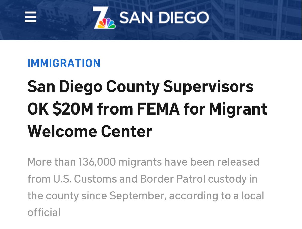 nataliegwinters's tweet image. Your government used FEMA funds to build a Migrant Welcome Center.

Now they don’t have the funds to help Americans impacted by hurricanes.