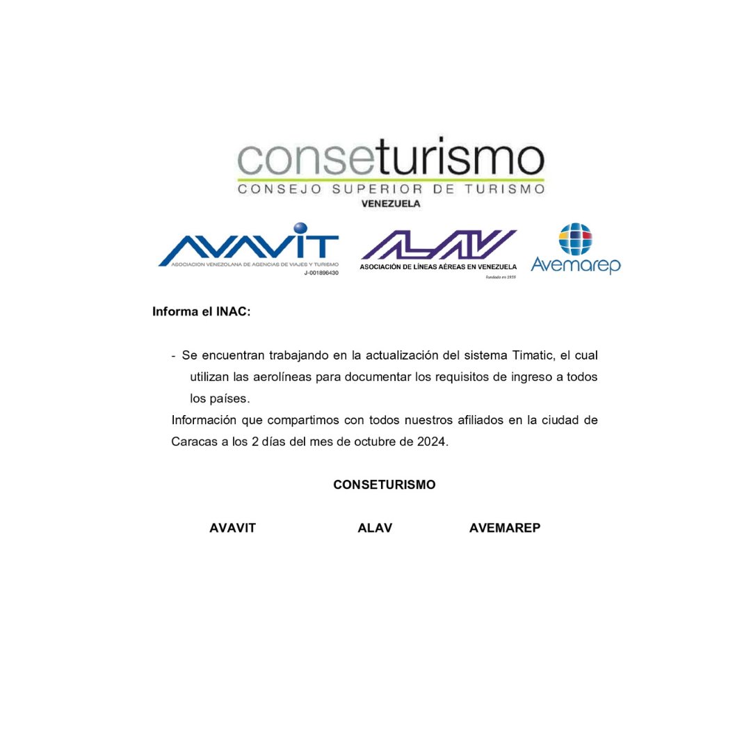 AVAVIT1's tweet photo. Notas informativas de la reunión sostenida hoy con autoridades de SAIME Maiquetía, @InacVzla   @CancilleriaVE @CONSETURISMO, AVAVIT, @ALAV @AVEMAREP y aerolíneas, para tratar el tema de los nuevos procedimientos para el ingreso de venezolanos al país con pasaporte vencido. https://t.co/c7sHOvJ7X0