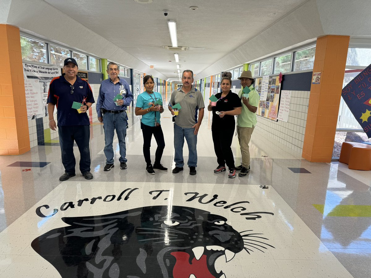 We are blessed to have the best custodial team in the west! Thank you for all that you do!!
