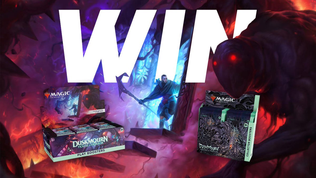 reloader_au's tweet photo. COMPETITION // Magic: The Gathering  

To celebrate the launch of Magic: The Gathering’s latest set, Duskmourn: House of Horror, we have two amazing prize packs to give away to Australian and New Zealand residents  

Enter: https://t.co/AE840fT76o https://t.co/PUp3ljjbgU
