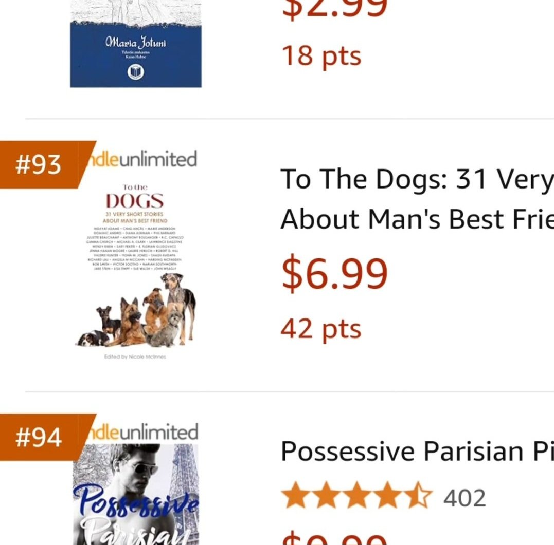 Good news: We're in the Top 💯 Short Story Collections!!
Bad news: Paperback is temporarily unavailable due to an unforeseen printing issue. Should be back up soon! Reach out if you're one of the 12 or so people who may have ordered a copy with a slightly funky table of contents!