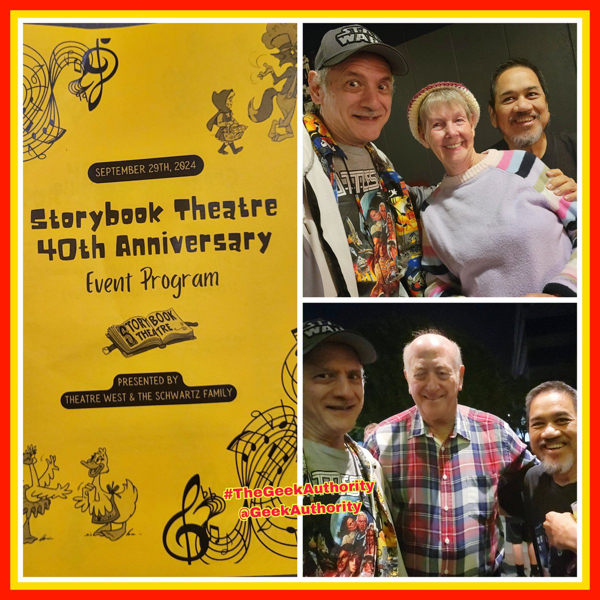 GeekAuthority's tweet photo. #TheatreReview
@TheatreWest @StoryBookTheatre
🍿 🍿 🍿 🍿 🍿 (of 5)
40 Years of Storybook Theatre - A Legendary Children’s Theatre Tribute
Honoring two people that I have reviewed countless productions of their hysterical...
Review:
https://t.co/32O5GvRdpr https://t.co/2VbcGYmQZ4