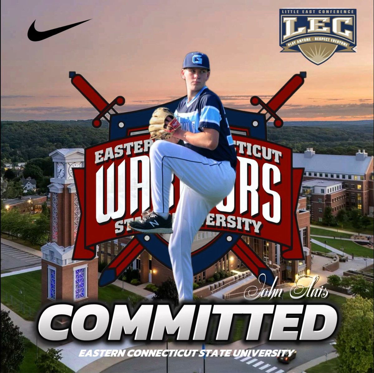 JohnSlais2025 (@johnslais2025) on Twitter photo I am very grateful to announce my commitment to Eastern CT State University. Thank you to my family, teammates and friends as well as <a href="/Grind_Training/">The Grind</a> and <a href="/NorthHavenBase/">North Haven HS Baseball</a>. Lastly, thank you to Coach Guarino and Coach Odenwaelder for this opportunity. <a href="/Tommygunzzz36/">Tommy Lawrence</a> <a href="/MikeAntonini/">Miꓘe Antonini</a> I am very grateful to announce my commitment to Eastern CT State University. Thank you to my family, teammates and friends as well as <a href="/Grind_Training/">The Grind</a> and <a href="/NorthHavenBase/">North Haven HS Baseball</a>. Lastly, thank you to Coach Guarino and Coach Odenwaelder for this opportunity. <a href="/Tommygunzzz36/">Tommy Lawrence</a> <a href="/MikeAntonini/">Miꓘe Antonini</a>