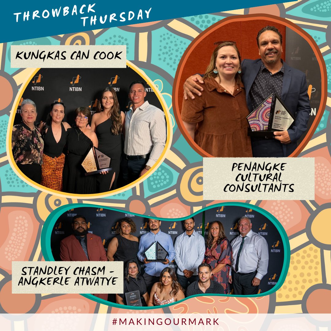 Throwback to the 2024 @NITBN Blak Business Awards, celebrating Aboriginal businesses in the Northern Territory! Excited to celebrate their achievements this Indigenous Business Month. Stay tuned for our special #BlakBusiness event on 30 October! #BlakExcellence