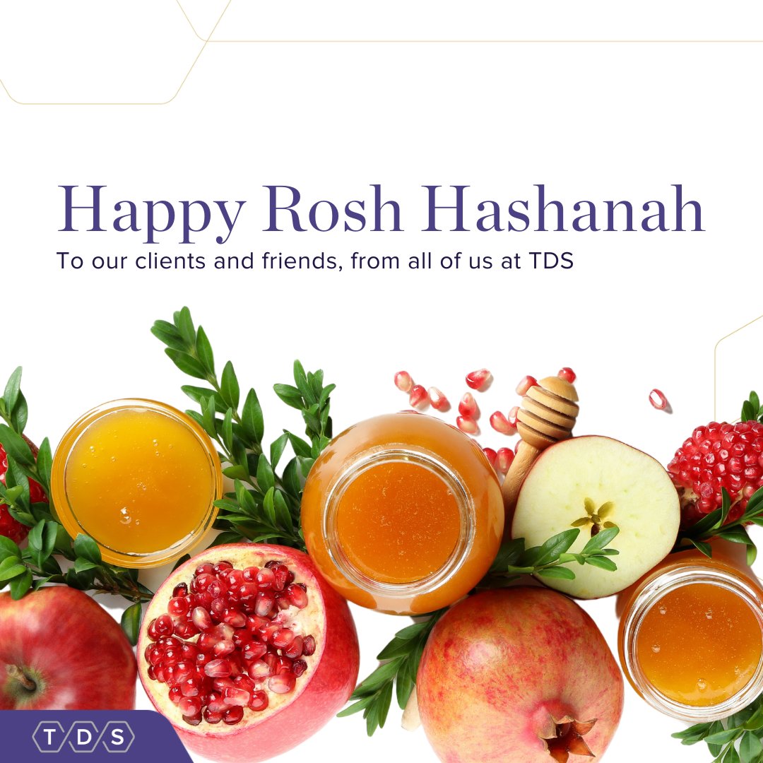 Wishing everyone a sweet and prosperous Rosh Hashanah from all of us at TDS! May the new year bring peace, joy, and blessings to all. 

#TDSLaw #RoshHashanah #ShanaTova #NewYear