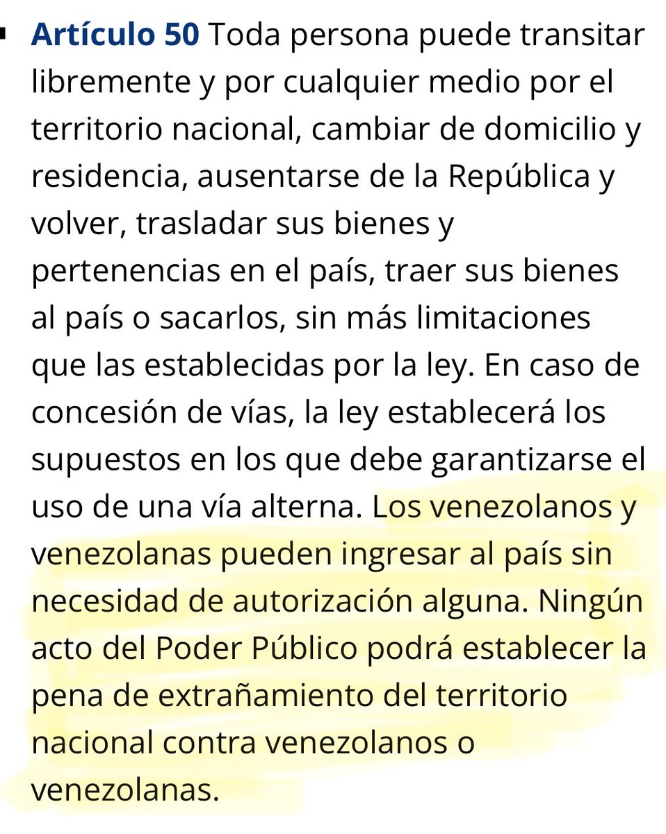 Dumbo1536633's tweet photo. @puzkas @es12828070 Violadores de la Constitución de la República Bolivariana de Venezuela 

Art 50 https://t.co/rviRxjfE6G