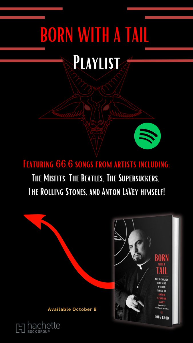 I've created a Spotify soundtrack to my new book, BORN WITH A TAIL. 66.6 songs, of course! Give listen if you're so inclined. open.spotify.com/playlist/2bW2e…