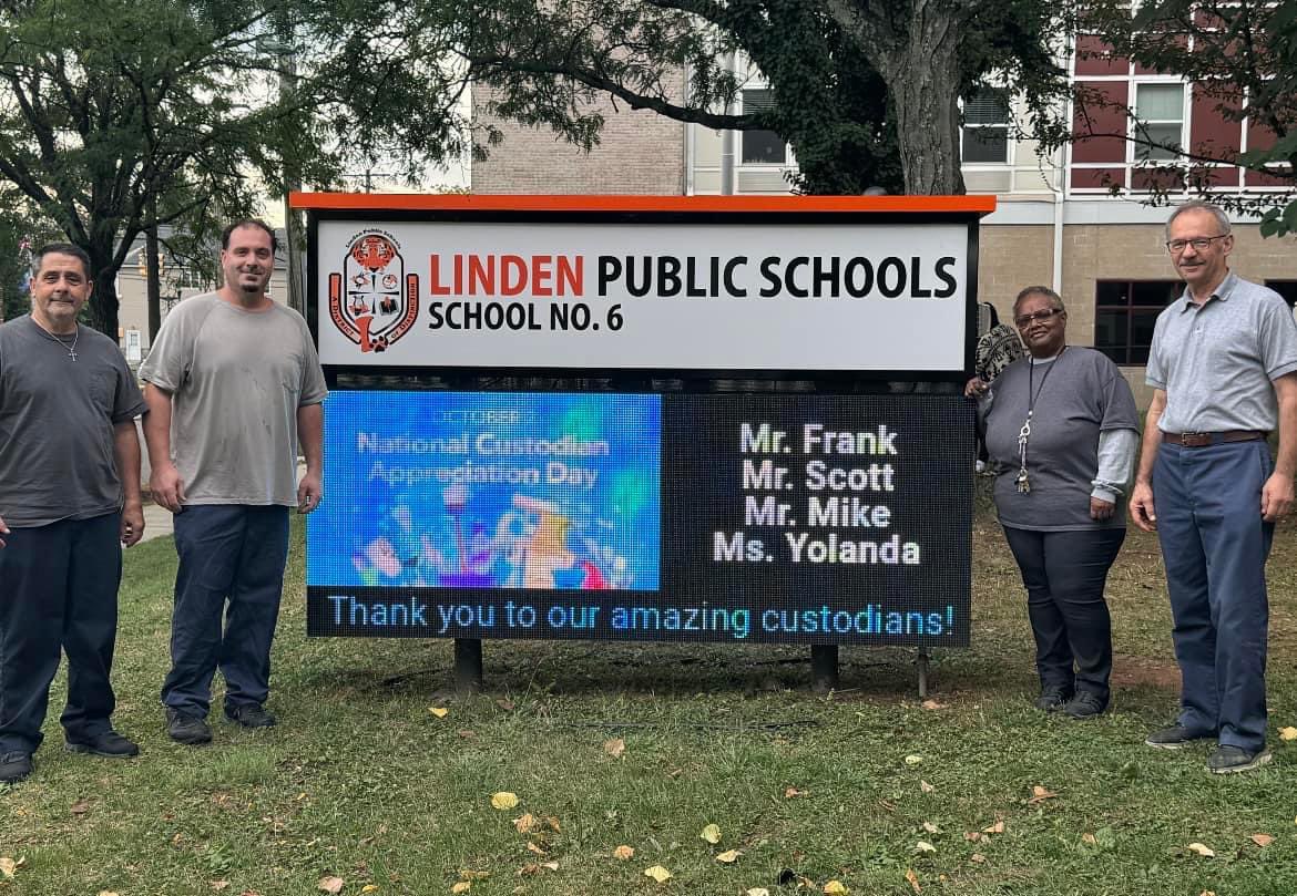 Happy National Custodian Day! Thank you Mr. Frank, Mr. Scott, Mr. Mike, and Ms. Yolanda for everything you do to keep our school clean, healthy, and safe!