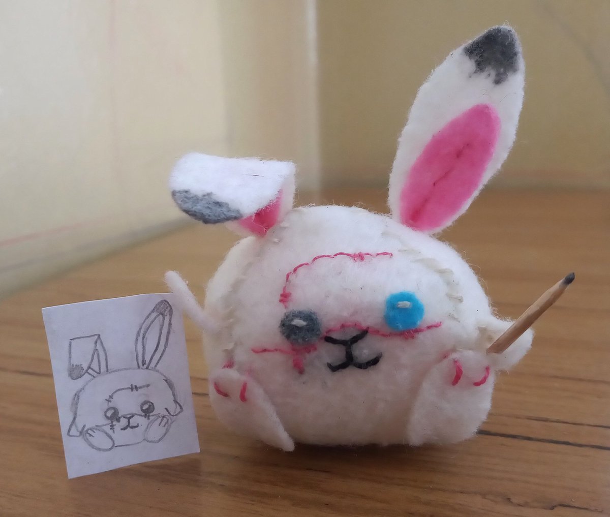 He made a self portrait!!