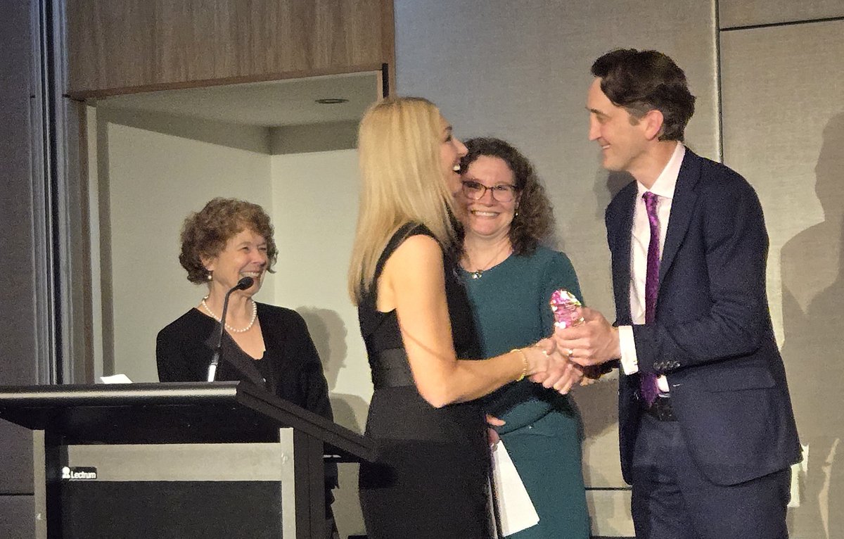 Austroads's tweet photo. Congratulations to Sjaan Koppel, the winner of the 2024 ACRS Women in Road Safety Award, sponsored by #Austroads! The award recognises the valuable role that women play in reducing road trauma and was presented to Sjaan for her leadership in road safety research. #ARSC2024 https://t.co/g3fRexSYSb