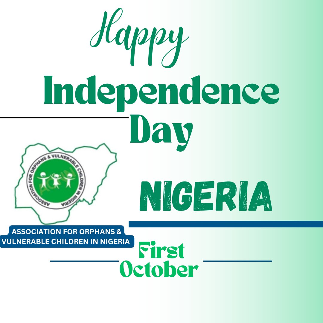 We join others patriotic Nigerians to Celebrate our Nation's 64th Independence 

We pray for a Better days in best interest of the Vulnerables
<a href="/NGRPresident/">Presidency Nigeria</a> <a href="/NGRSenate/">The Nigerian Senate</a> <a href="/SpeakerGbaja/">Speaker of the House of Representatives</a> <a href="/unwomenNG/">UN Women Nigeria</a> <a href="/WomenAffairss/">Women Affairs</a> <a href="/NigeriaMFA/">Ministry of Foreign Affairs, Nigeria 🇳🇬</a> <a href="/Fmohnigeria/">Federal Ministry of Health, NIGERIA</a>
