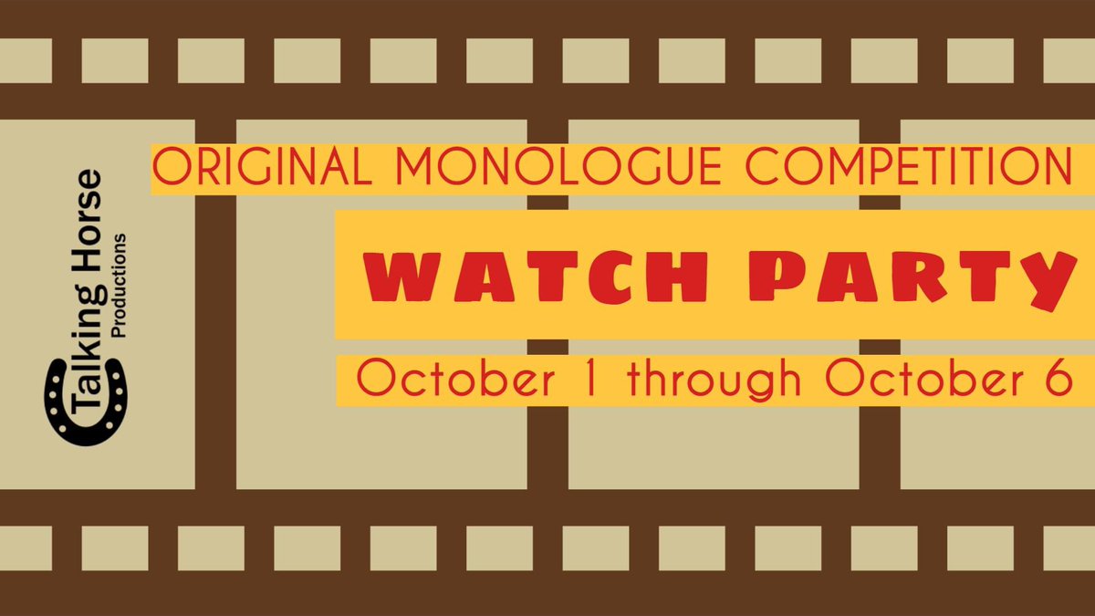 randallkjones's tweet image. Now that all of our AMAZING original #theatre #monologues are posted, VOTE VOTE VOTE for your favorites now through 10/6 ONLY!

1. CLICK HERE TO VIEW: talkinghorseproductions.org/omc-1

2. CLICK HERE TO VOTE*: …inghorseproductions.harnessgiving.org/campaigns

*Every dollar you donate counts as a VOTE for favs!