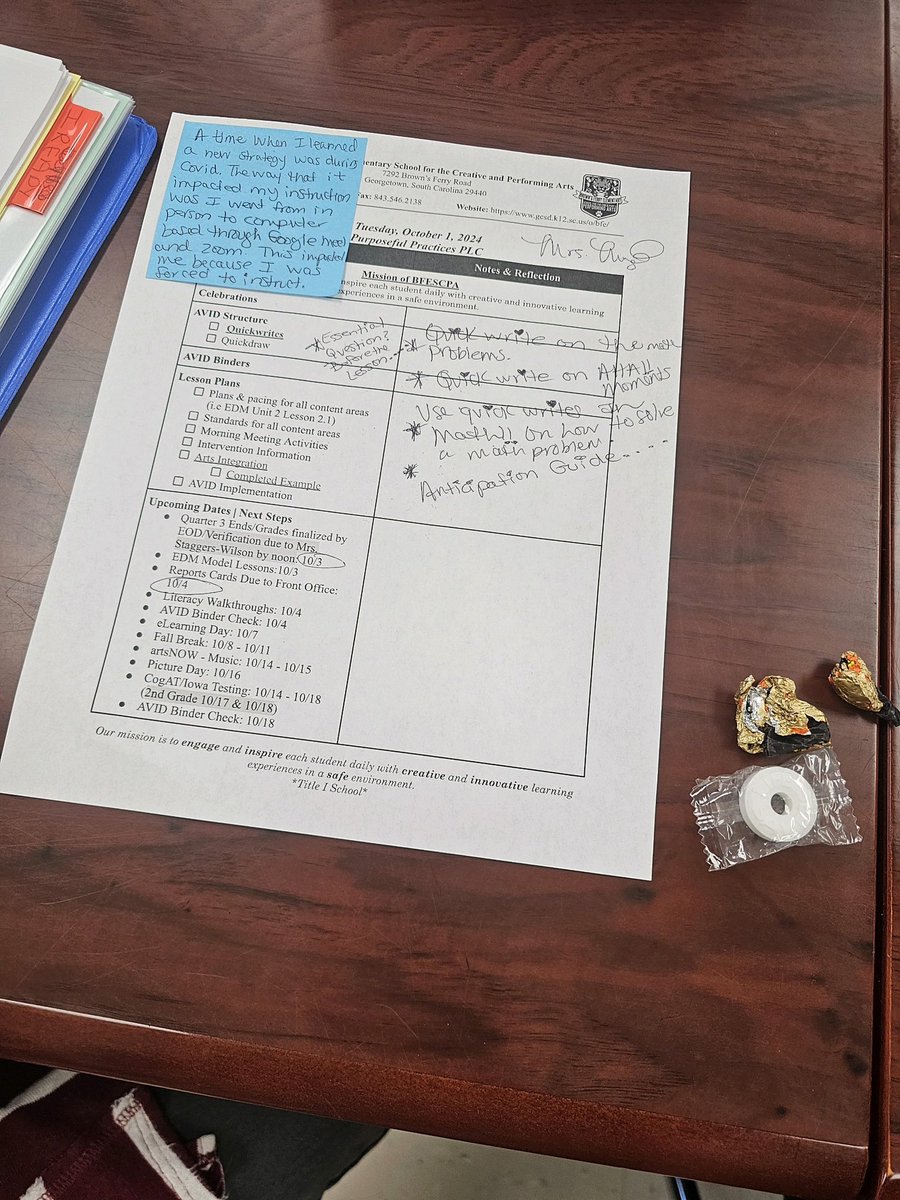 bfebengals's tweet photo. TEAM FERRY is definitely putting in the work! Our PLCs yesterday were amazing. The focus was “Purposeful Practices w/ AVID!” Let’s keep the momentum going &amp; we will continue to celebrate. #AVID4Possibility #magnetschoolsofamerica #greatthindsarehappeningattheferry https://t.co/pUlNvZwv9k